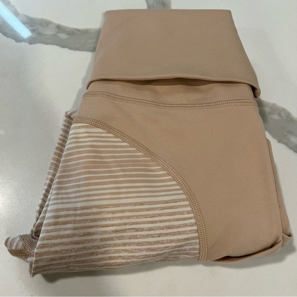 aerie Pants - Offline by Aerie women's The‎ Hugger Foldover legging high rise small beige NWOT